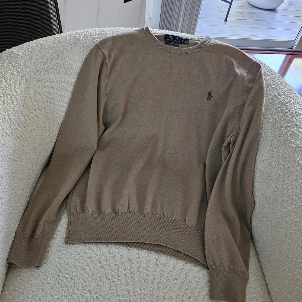 $200 Polo Ralph Lauren Men's Crewneck Wool Sweater Size XL